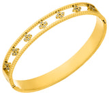 Leaf Clover Bangle